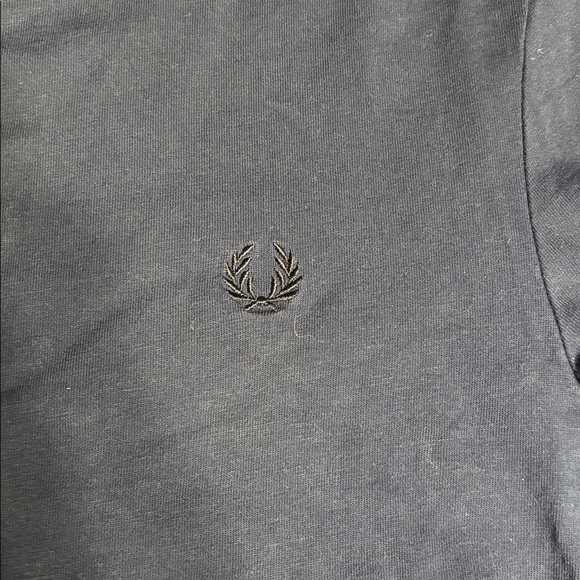 Fred Perry Ringer Dark Blue Short Sleeve Tee - Picture 3 of 9